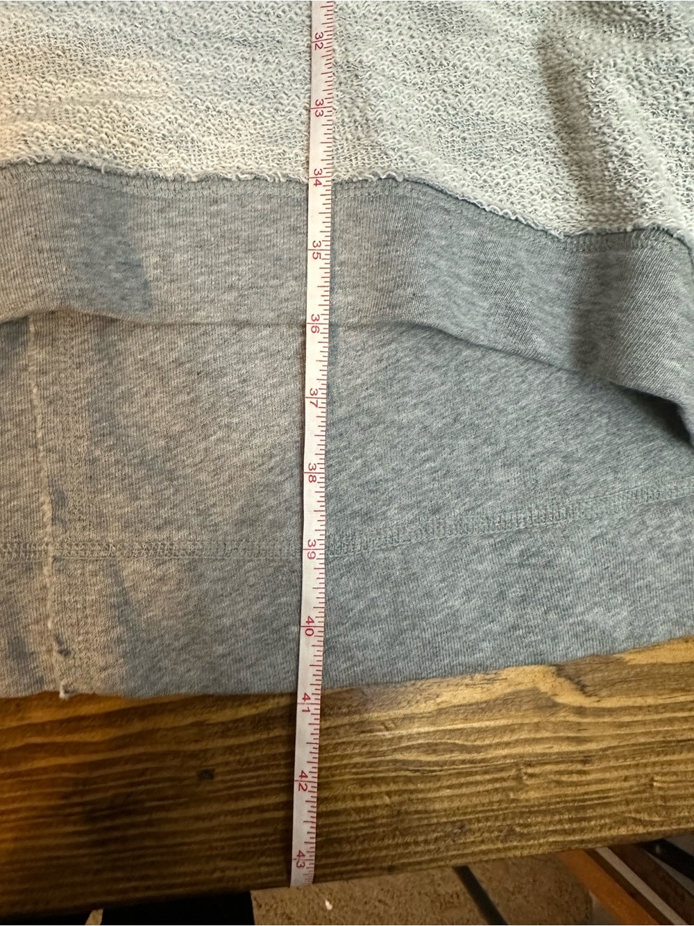 Free People It's On Maxi Vest Sweatshirt We The Free Deep V Heather Gray XS/S - Picture 11 of 11